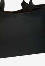 Tod's Medium Hammered Leather Shoulder Bag Black XBWAPAF9300-QRI-B999