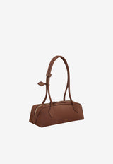 Alaïa Medium Le Teckel Nubuck Shoulder Bag Brown AA1S06033CA214731_TERRE D'OMBRE 2_70166742