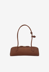 Alaïa Medium Le Teckel Nubuck Shoulder Bag Brown AA1S06033CA214731_TERRE D'OMBRE 2_70166742