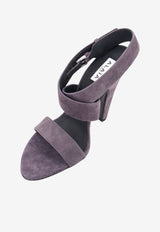 Alaïa Cone 110 Suede Sandals Purple AA3S2017I117U16_VERT CAMOUFLAGE_70166764