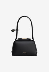 Alaïa Le Teckel Leather Shoulder Bag Black AA1L1012I061999_NOIR_70166813