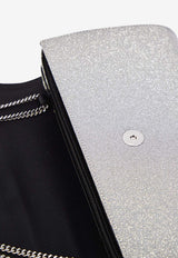 Roger Vivier Efflorescence Satin Clutch Bag with Crystal-Buckle Silver RBWAMFD0200-JQO-1920