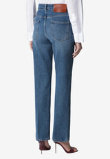 Victoria Beckham Julia Straight-Leg Jeans Blue 1326DJE005216WRDE/T_VIBEC-MB