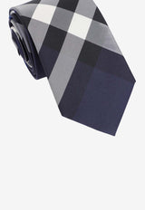 Checked Silk Tie