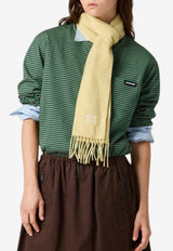 Miu Miu Long-Sleeved Stripe T-shirt Green MJL014SOOO14RT_F0OBW