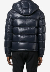Moncler Maya Short Down Jacket Blue L20911A53600539ZD_778