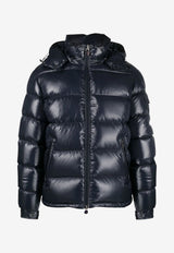 Moncler Maya Short Down Jacket Blue L20911A53600539ZD_778