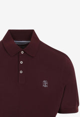 Logo Embroidered Polo T-shirt