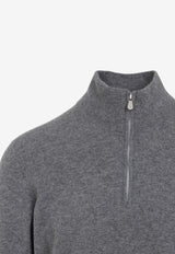 Half-Zip Cashmere Sweater