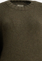 Khaite Gemma Knitted Cashmere Sweater Green 18273645777_55054d9d-810a-43c5-b2f1-23774a78be8e