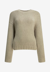 Khaite Gemma Knitted Cashmere Sweater Cream 18273645869_2cb41885-4184-4b98-8e3f-0fd793310356