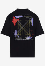 Archigeography Arrow Skate Printed T-shirt