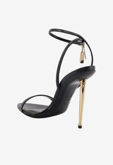 Tom Ford Padlock 105 Leather Sandals Black W2272LKD002PNAA_BLACK_70013688