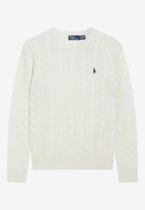 Polo Ralph Lauren Cable Knit Cashmere Sweater Cream 211971865001WO/T_POLOR-AC