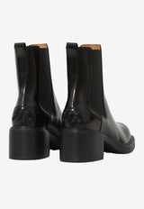 Tod's 55 Brushed Calf Leather Ankle Boots Black XXW73L0JK00-AKT-B999