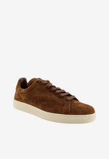 Tom Ford Warwick Suede Sneakers Cognac J1507LCL423NEWG_WHISKY + CREAM_70013909