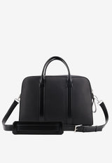 Tom Ford Pebbled Leather Briefcase Black H0364LCL213SNAA_BLACK_70013940