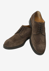Tod's Suede Leather Derby Shoes Brown XXM75L0JK70-RE0-S800