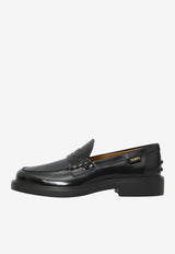 Tod's Calf Leather Penny Loafers Black XXW20L0IP70-SHA-B999