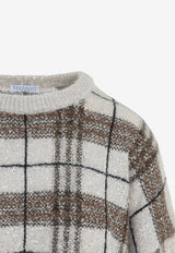 Cashmere Checked Sweater