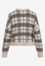 Cashmere Checked Sweater