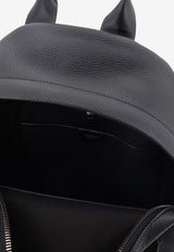 Tom Ford Grained Leather Backpack Black H0397LCL213SNAA_BLACK_70014238
