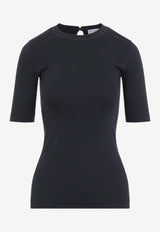 Ribbed Crewneck T-shirt