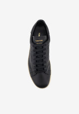 Tom Ford Warwick Leather Sneakers Black J1507LCL045LNWB_BLACK + CREAM_70014325