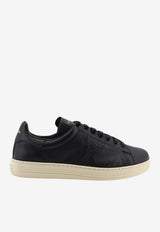 Tom Ford Warwick Leather Sneakers Black J1507LCL045LNWB_BLACK + CREAM_70014325