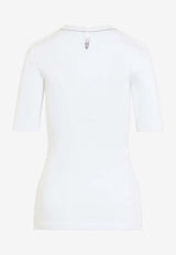 Ribbed Crewneck T-shirt