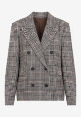 Prince Of Wales Check Wool Jacket