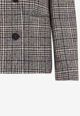 Prince Of Wales Check Wool Jacket