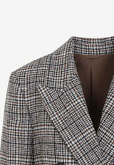 Prince Of Wales Check Wool Jacket