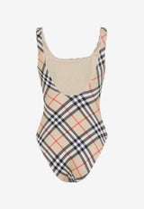 Vintage Check One-Piece Swimsuit