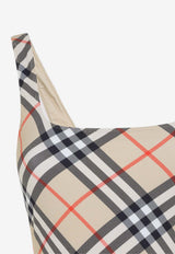 Vintage Check One-Piece Swimsuit