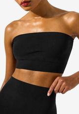 Wolford Seamless Tube Cropped Top Black 57202_7005