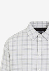 Brushed Wool Check Overshirt