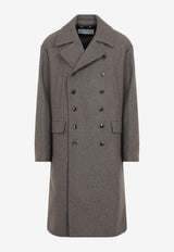 Rascott Bis Double-Breasted Wool Coat
