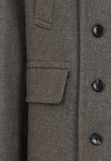 Rascott Bis Double-Breasted Wool Coat