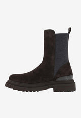 Suede Leather Chelsea Boots