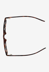 Saint Laurent Romy Square Sunglasses Green 832547Y9956_2301