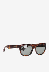 Saint Laurent Romy Square Sunglasses Green 832547Y9956_2301