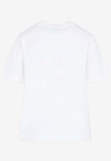 Checked Script Logo T-shirt