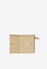 Miu Miu Small Leather Zip Wallet Beige 5ML0502A44_F0485