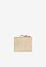 Miu Miu Small Leather Zip Wallet Beige 5ML0502A44_F0485