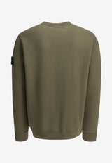 Stone Island Logo Crewneck Sweatshirt Green L2S156100038S0A20V005G_b208c509-b779-45ce-8571-5c2b34ea325f