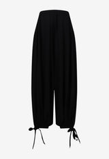 Chloé Crepe De Chine Wide-Leg Pants Black CH26APA66005001_BLACK_70014804