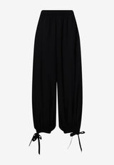 Chloé Crepe De Chine Wide-Leg Pants Black CH26APA66005001_BLACK_70014804