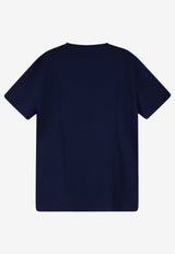 Polo Ralph Lauren Logo Embroidered T-shirt Blue 710B26090003_NEWPORTNAVY_70027206