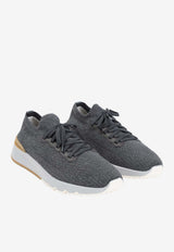 Stretch Knit Low-Top Sneakers